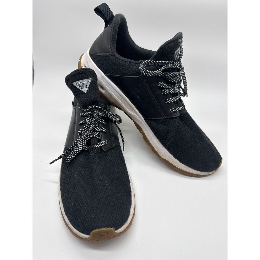 Columbia PFG Tamiami Sneakers Boat Shoes Outdoor Fishing Mens 11 Black White